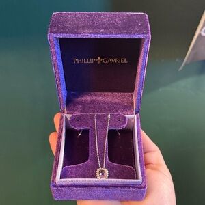 Phillip Gavriel Purple Necklace